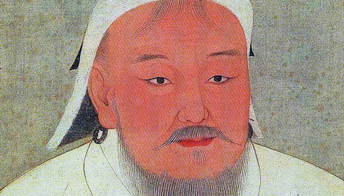 Drawing of Genghis Khan