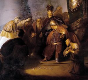 Rembrandt's Judas Returning the Thirty Silver Pieces