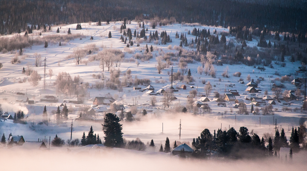 village in middle Siberia